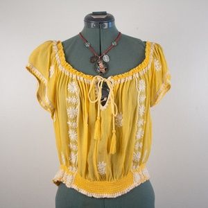 Free People Embroidery top